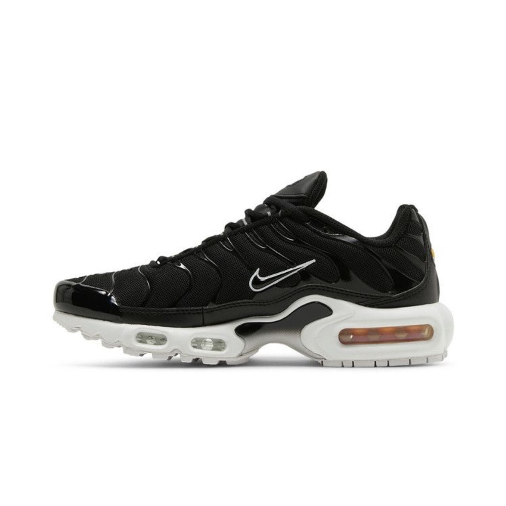 Nike Black and White Air Max Plus Sneakers